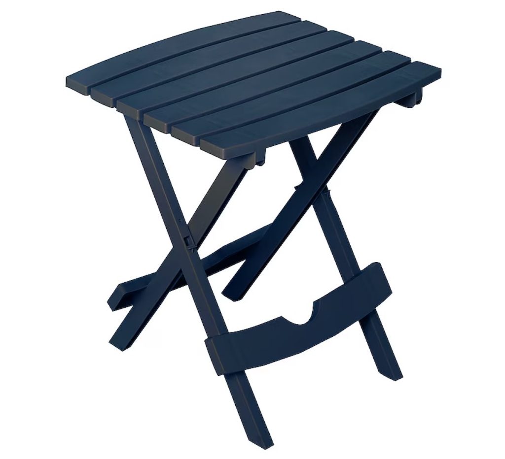 Adams Quik-Fold Square Outdoor End Table