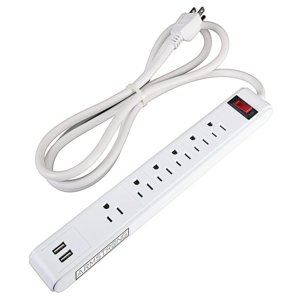 Armstrong 6-Outlet Rapid-Charging Power Strip