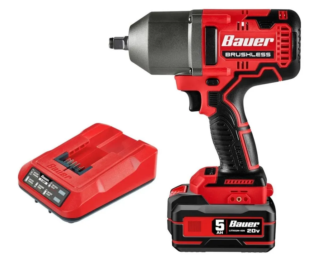 Bauer 1/2 in. High-Torque Impact Wrench Kit