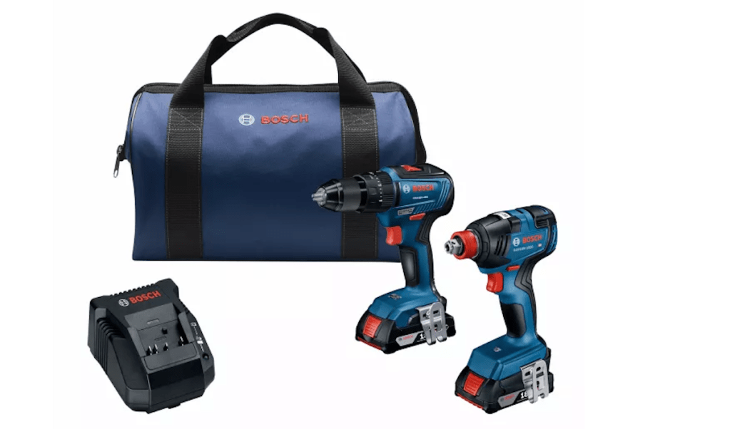 Bosch Cordless Drill/Impact Driver Combo Tool Kit