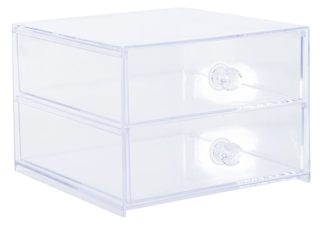 Clear Acrylic Cosmetic Storage Drawers