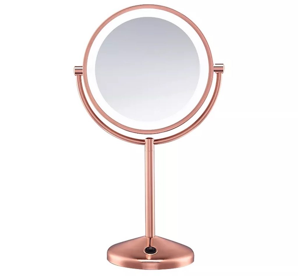 Conair Reflections LED Rose Gold Makeup Mirror