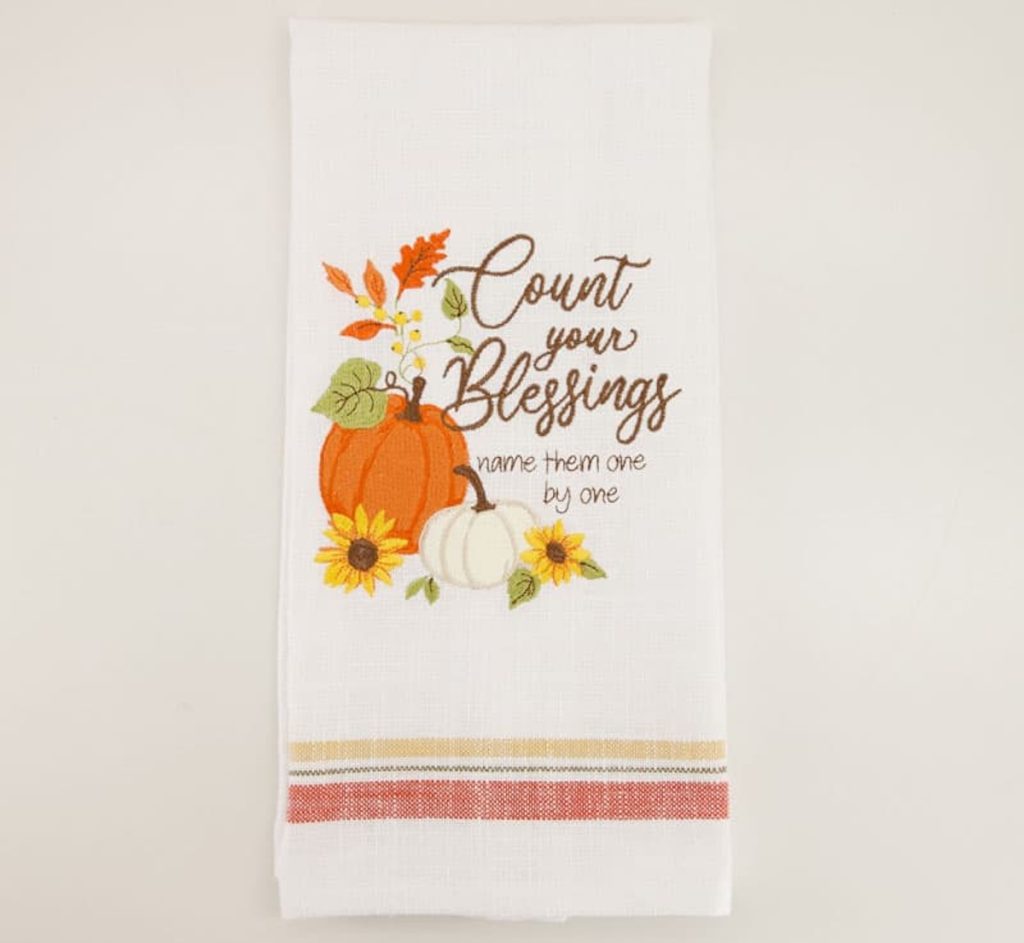 Count Your Blessings Tea Towel