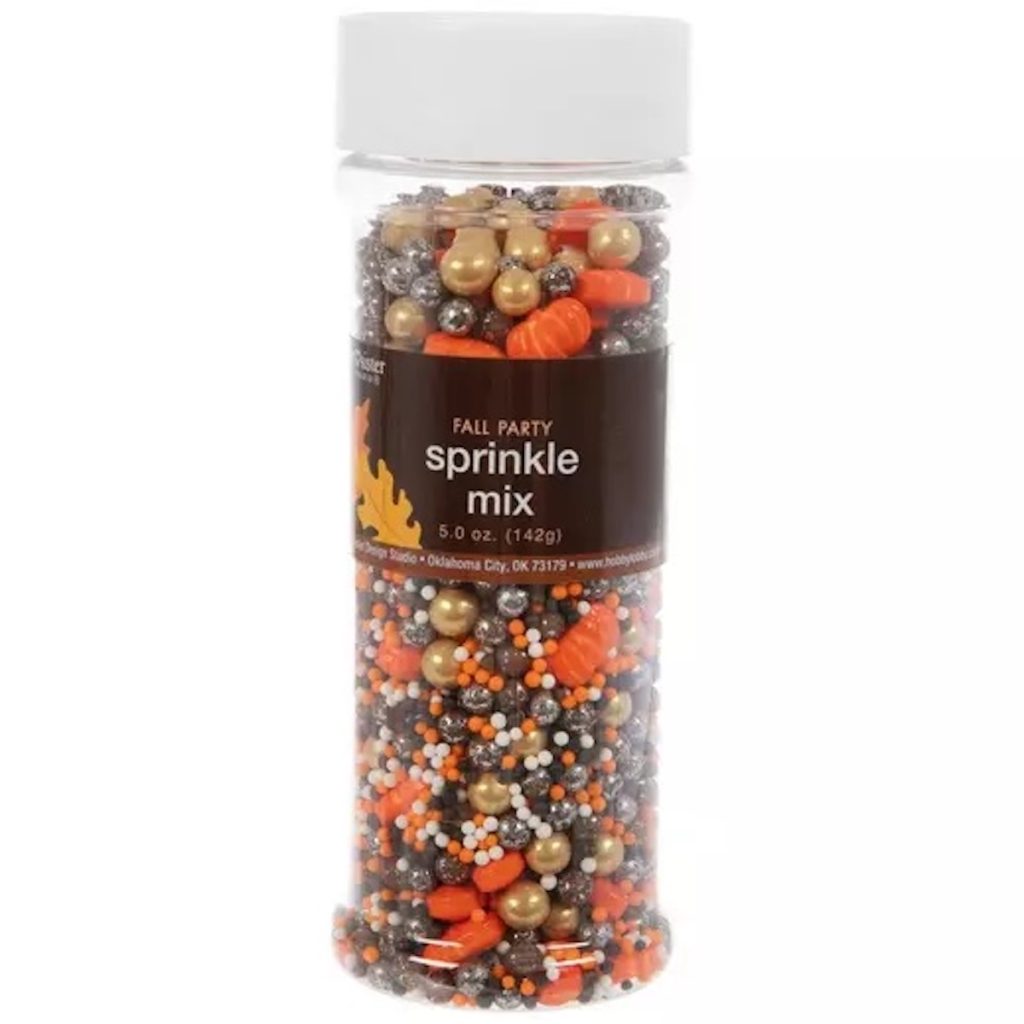 Pumpkin & Glitter Pearl Sprinkle Mix