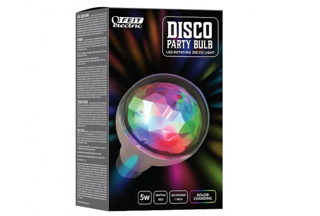 Feit Electric LED Multicolor Rotating Disco Light