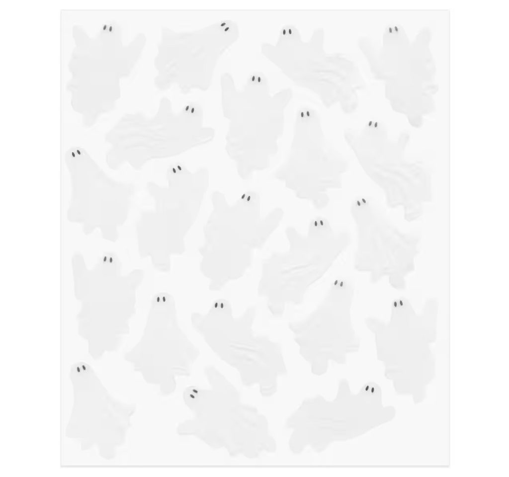 White Ghost Vellum Stickers