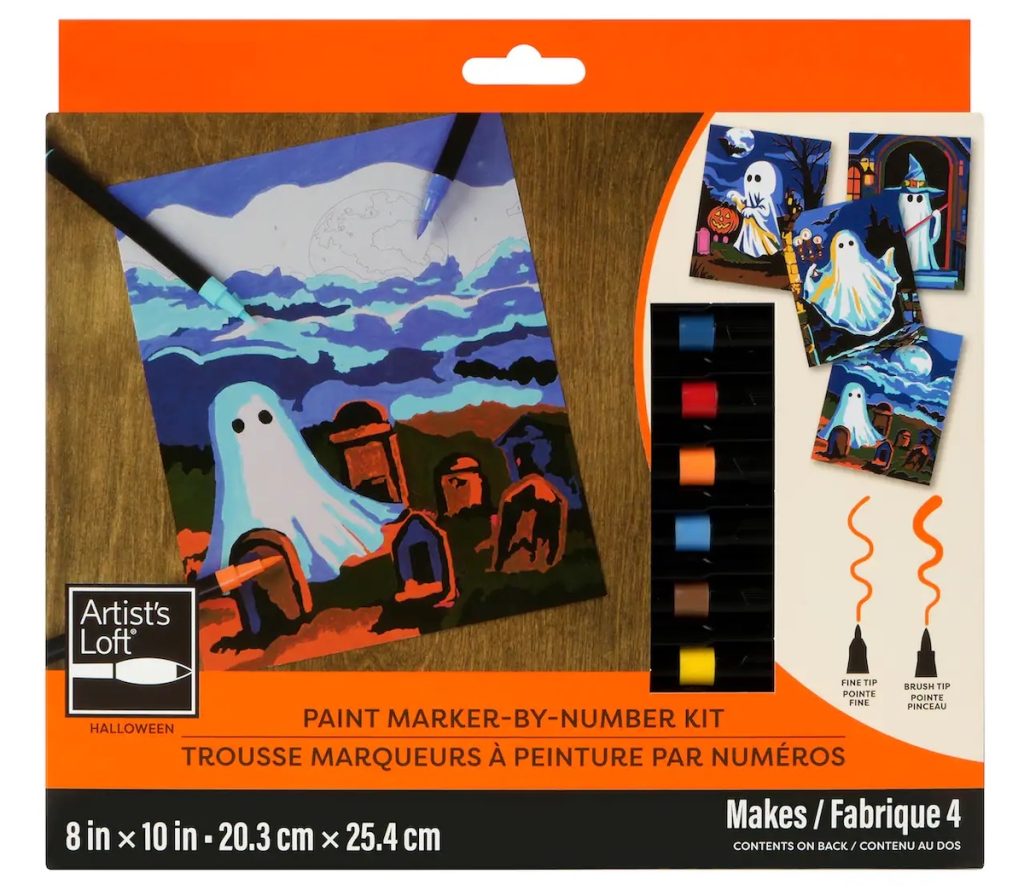 Ghosts Paint Marker-by-Number Kit