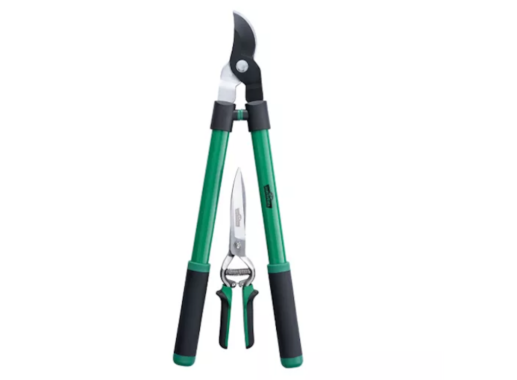 GroundWork 24 in. Bypass Lopper and Grass Shear Set