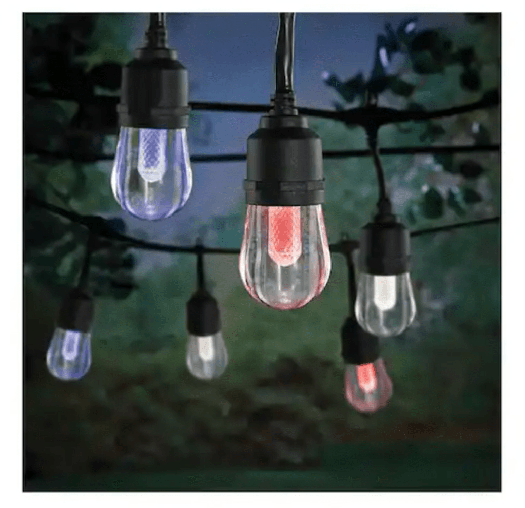 Hampton Bay Smart 24 ft. String Light with Party Mode