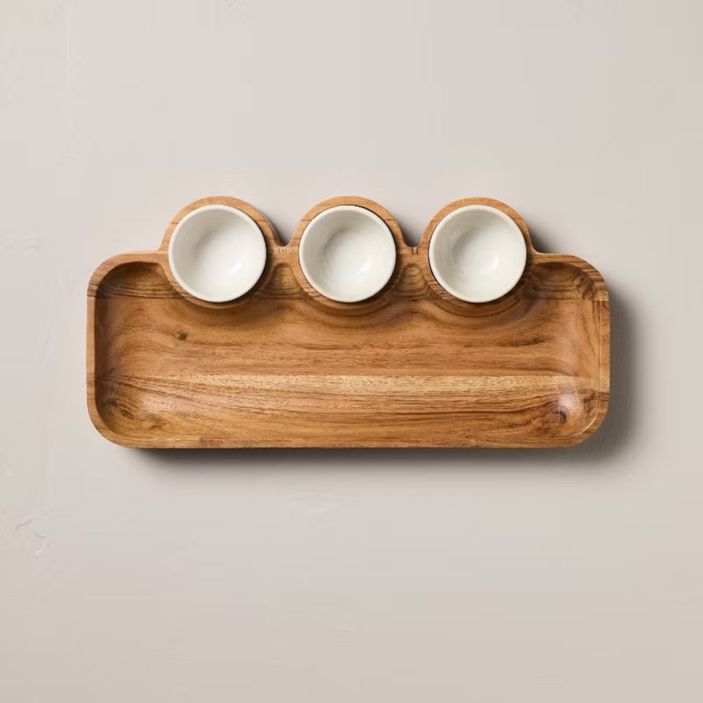 Hearth & Hand + Magnolia Wooden Dip Platter