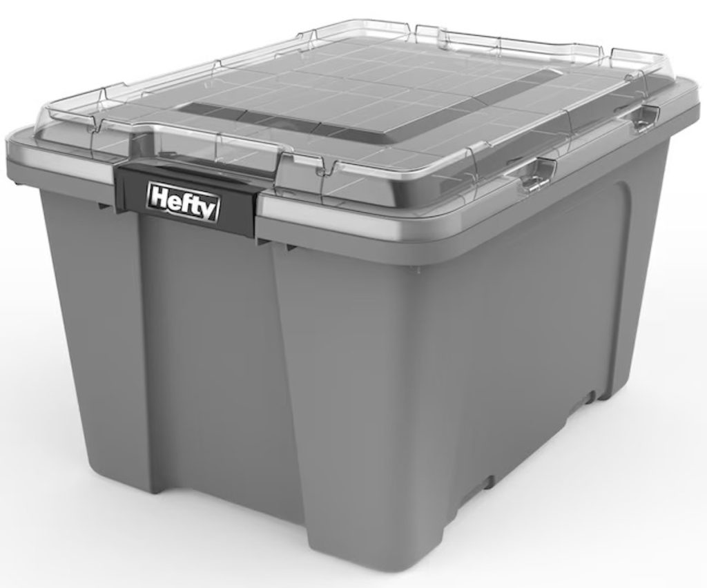 Hefty MAX PRO X-Large Heavy Duty Stackable Tote