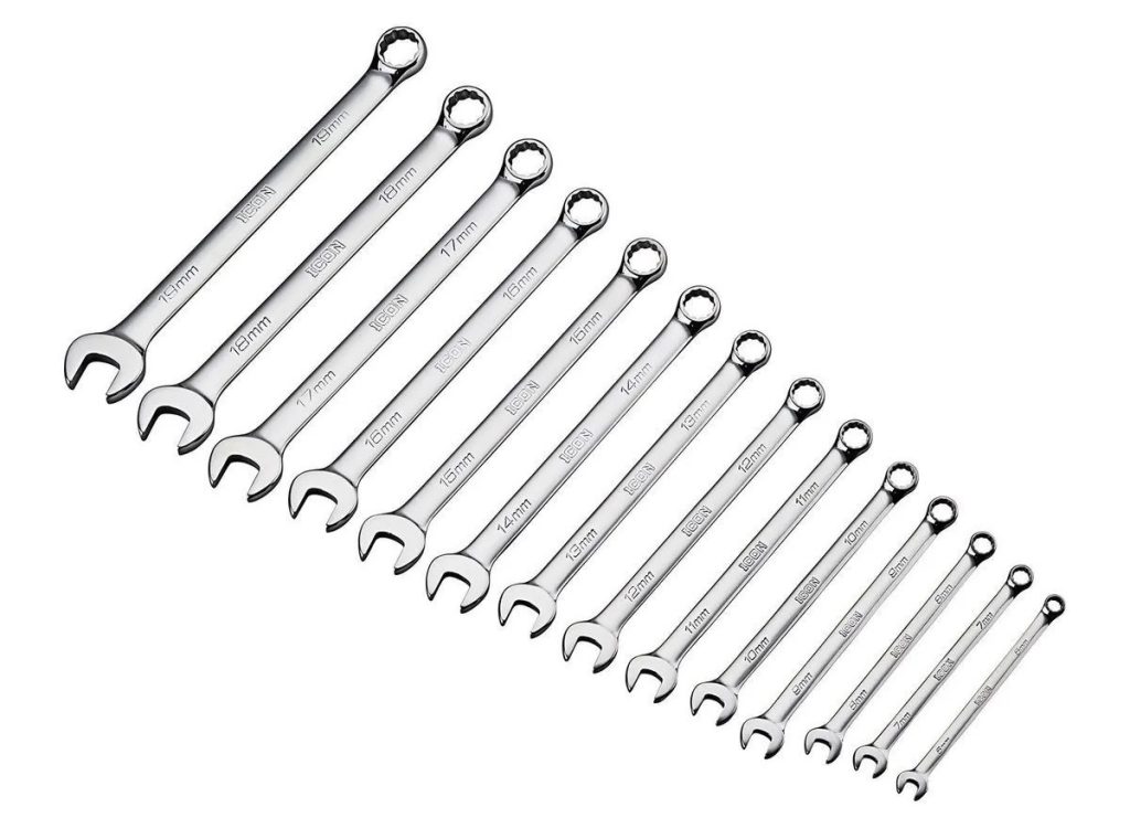 Icon Professional Metric Combination Wrench Set, 14 Piece