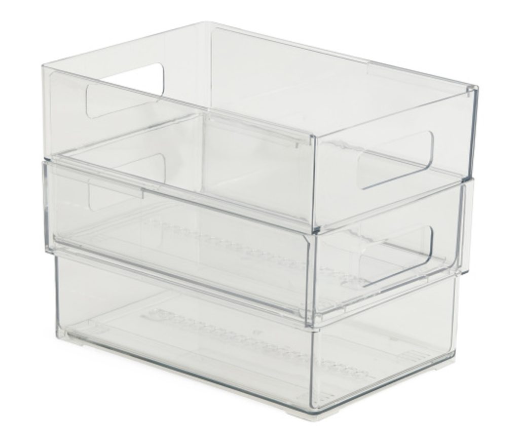 Isaac Jacobs 2-Pack Large Expandable Storage Bins