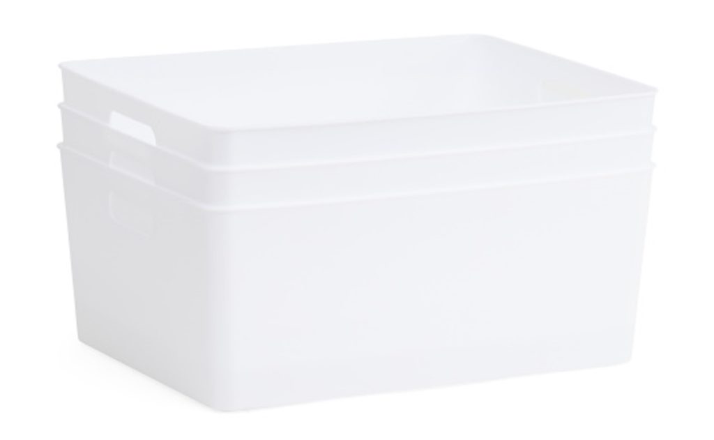 Isaac Jacobs 3-Pack Extra Large Plastic Bins