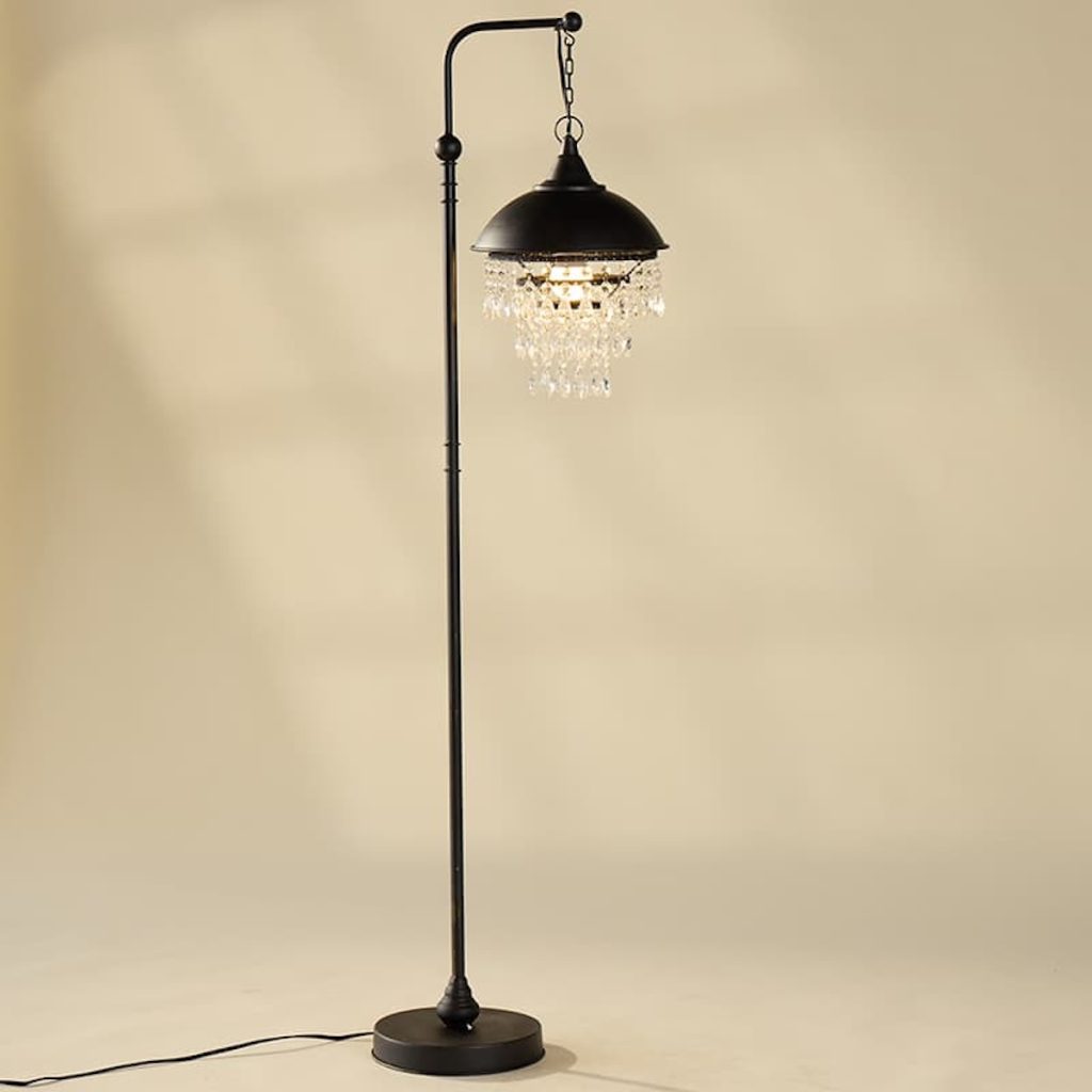 Black Metal Floor Lamp