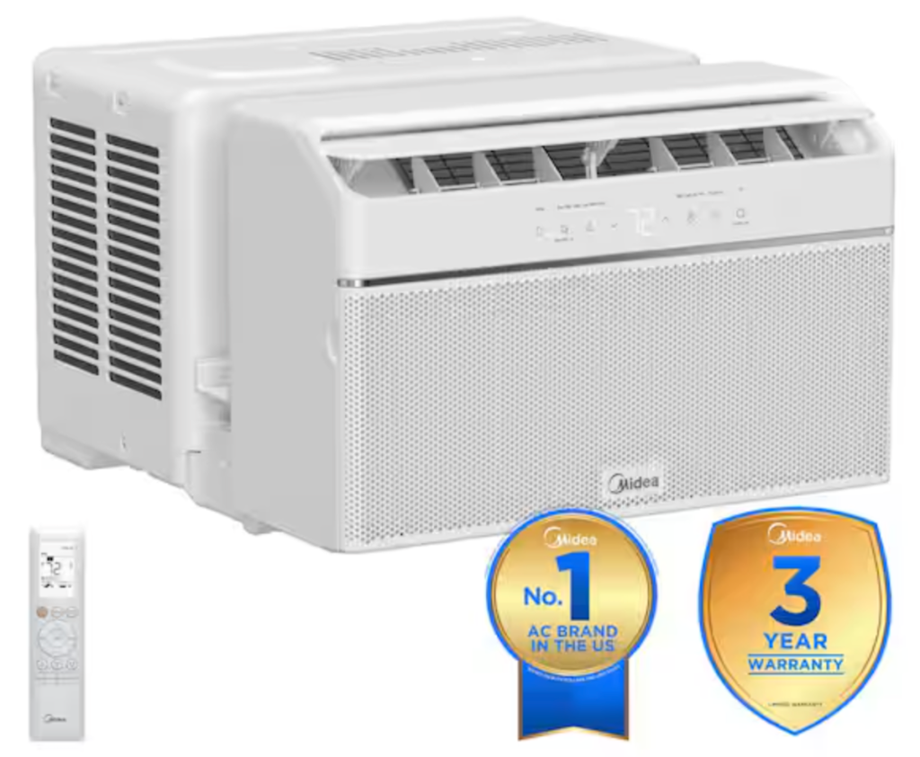 Midea 8,000 BTU U+ Smart Inverter Window AC