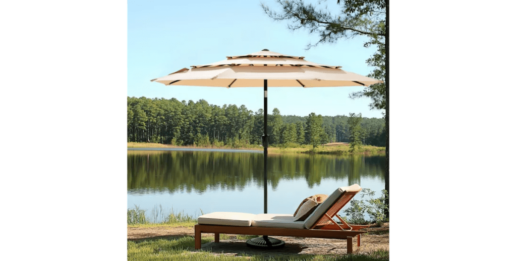 Nuu Garden 3-Tier Patio Umbrella