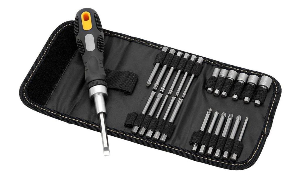 Pittsburgh Ratcheting Screwdriver Set, 26-Piece
