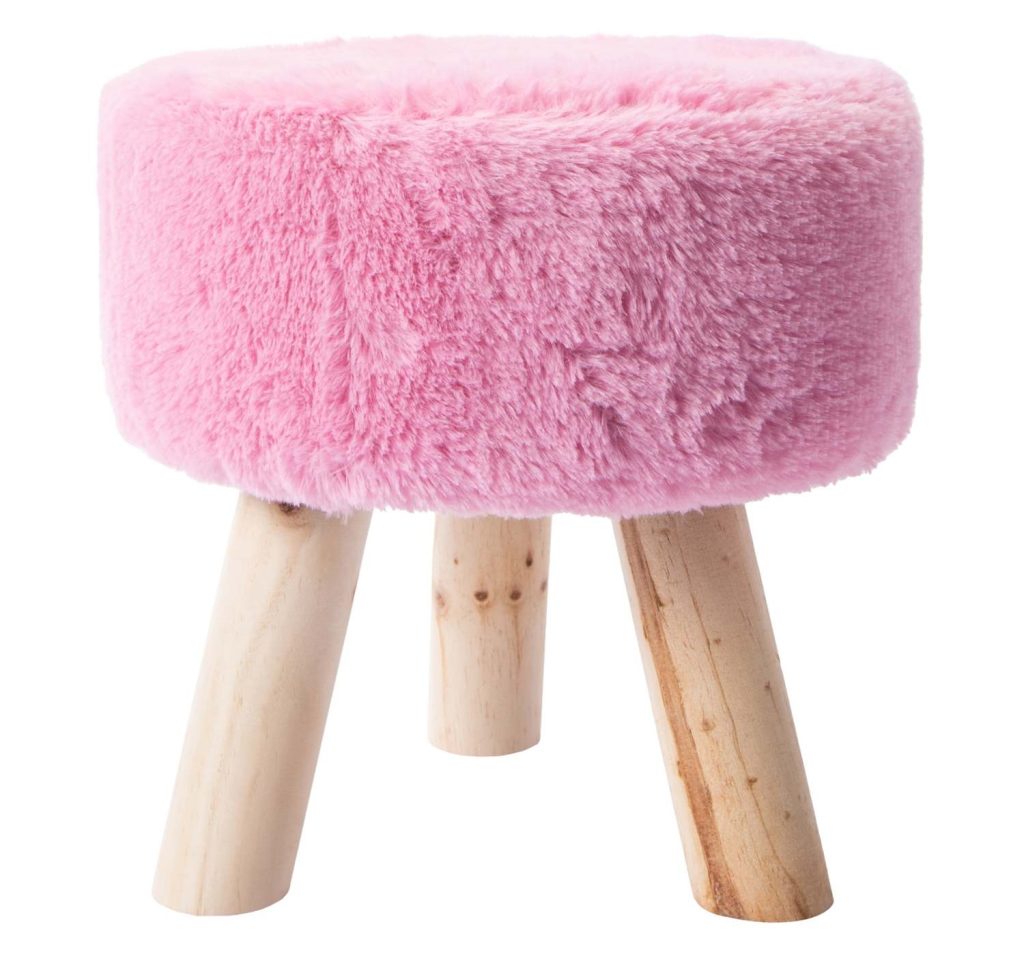 Plush Foot Stool