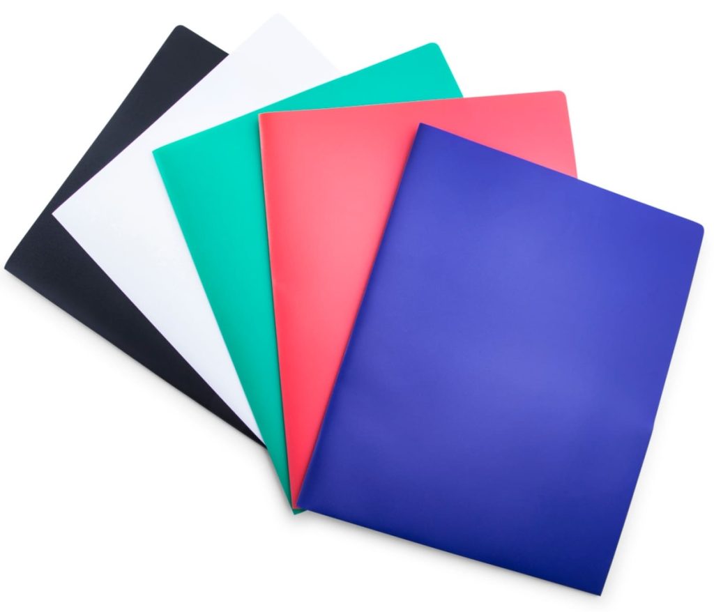2-Pocket Poly Portfolio Folder