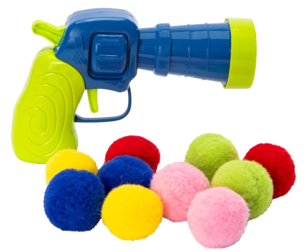 Pawsome Pom Pom Launcher Cat Toy