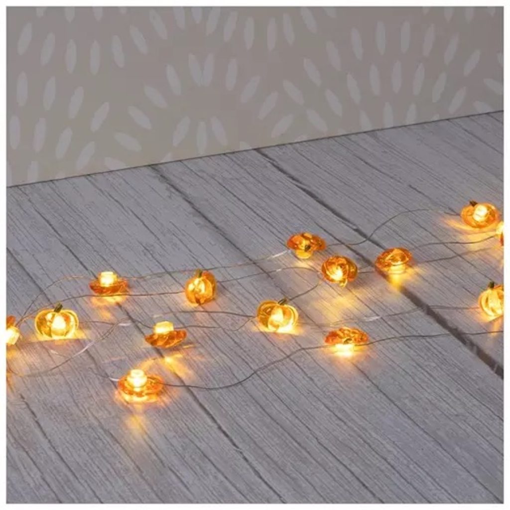 Pumpkin LED Fairy Lights