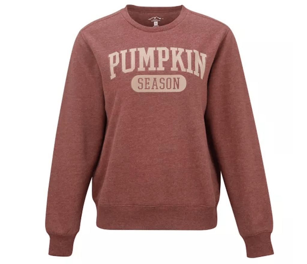 Blue Mountain Women's Pumpkin Season Fleece Sweatshirt