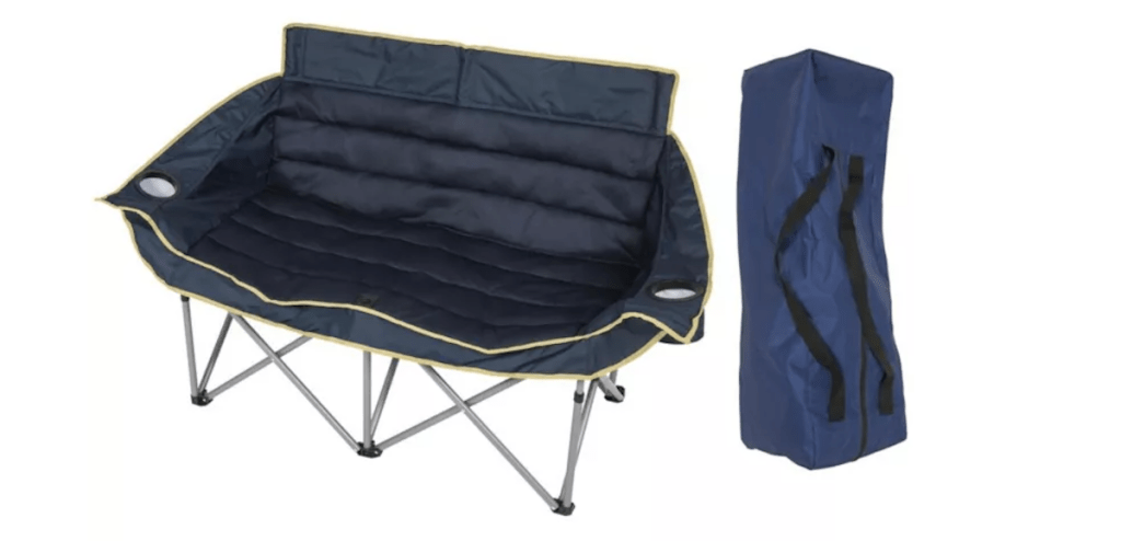 Red Shed 2-Seater Folding Loveseat