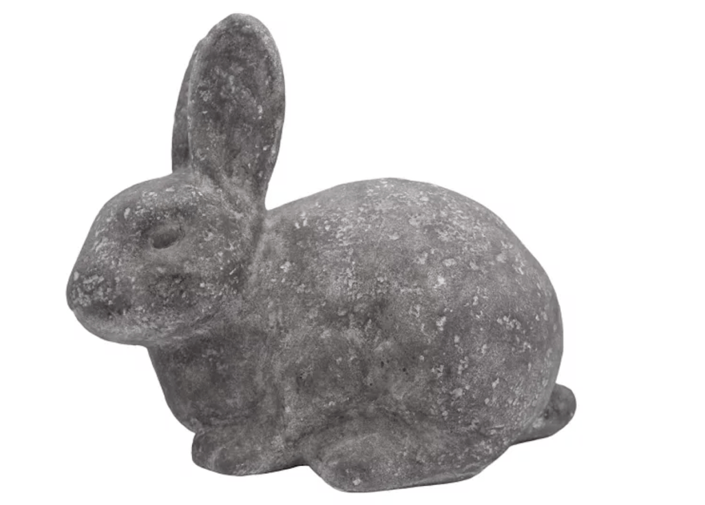 Red Shed Cement Bunny Statue