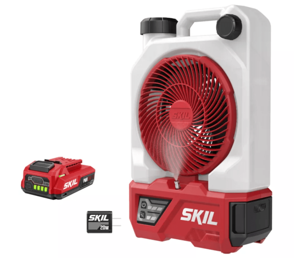 SKIL 12/20 V, 7 in. Misting Fan