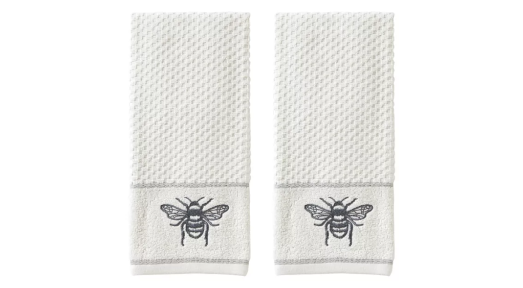 SKL Home Farmhouse Bee Hand Towel Set, 2 pc.