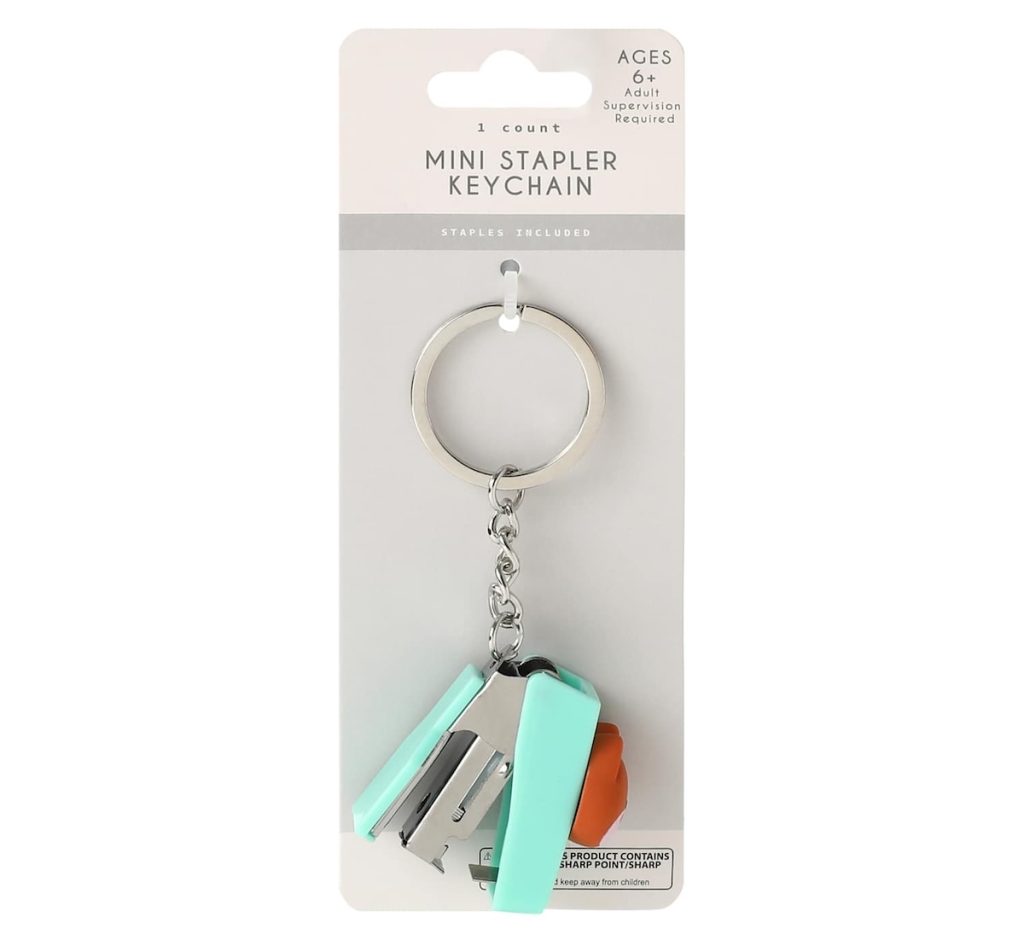 Mini Stapler Keychain
