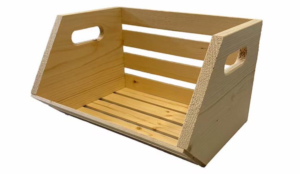 Style Selections Wood Stackable Bin