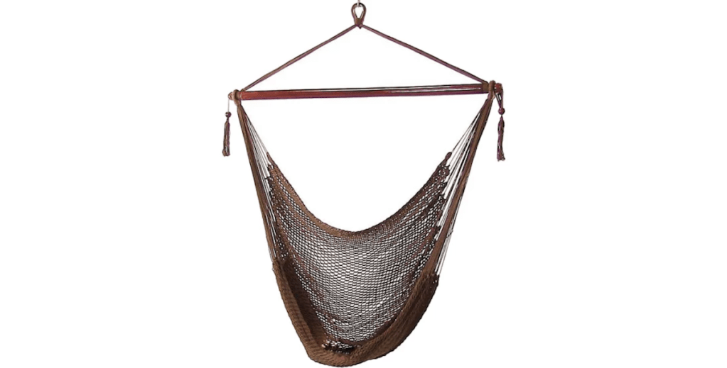 Sunnydaze Rope Hammock Chair Swing