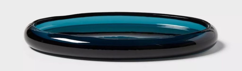 Threshold Colored Glass Bath Tray