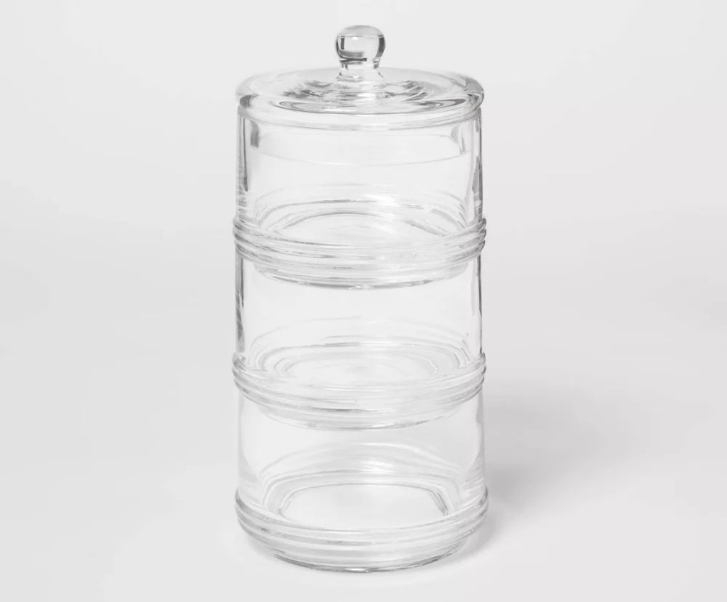 Threshold Glass Tiered Canister Apothecary