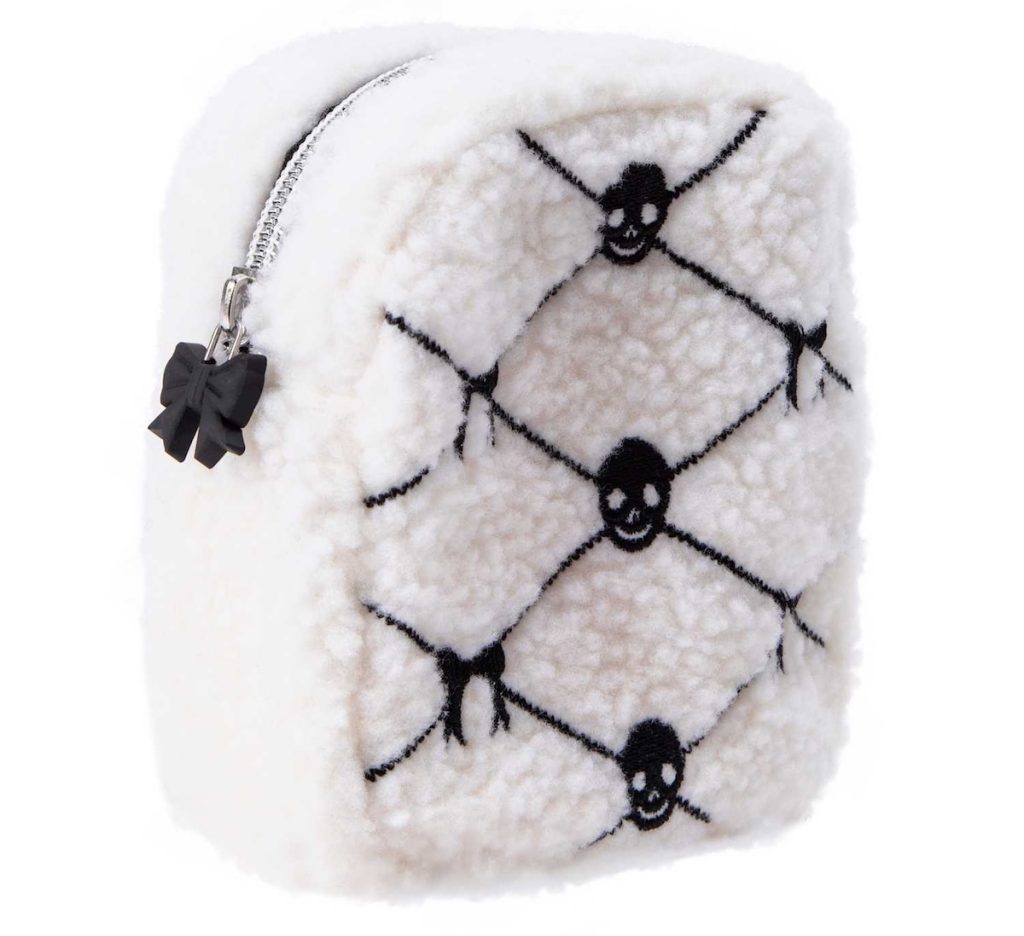 Travel Skull Bow Cosmetic Pouch