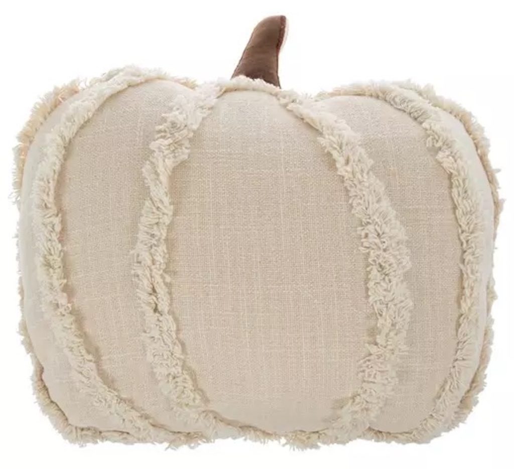 Tufted Pumpkin Pillow