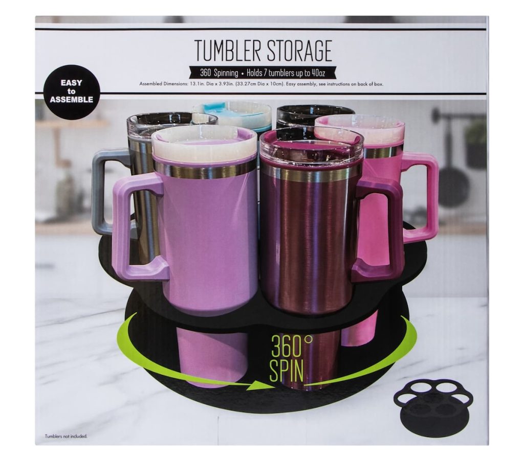 Tumbler Spinner Storage