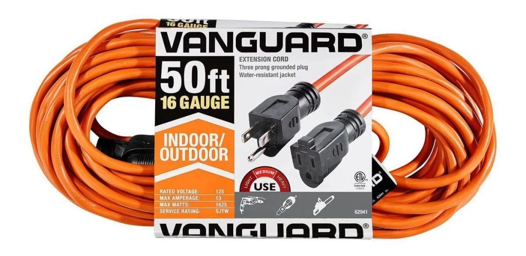 Vanguard 16/3 Gauge Indoor/Outdoor Extension Cord