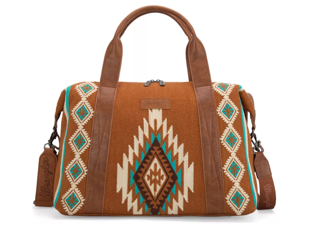 Wrangler Southwestern Print Duffle Bag