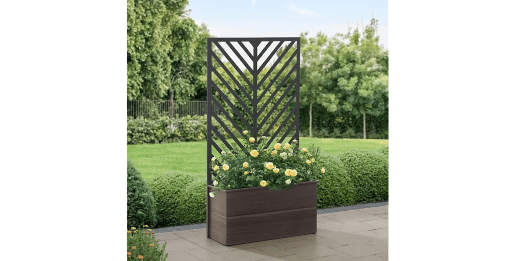 YardCove Steel Marston Planter with Screen
