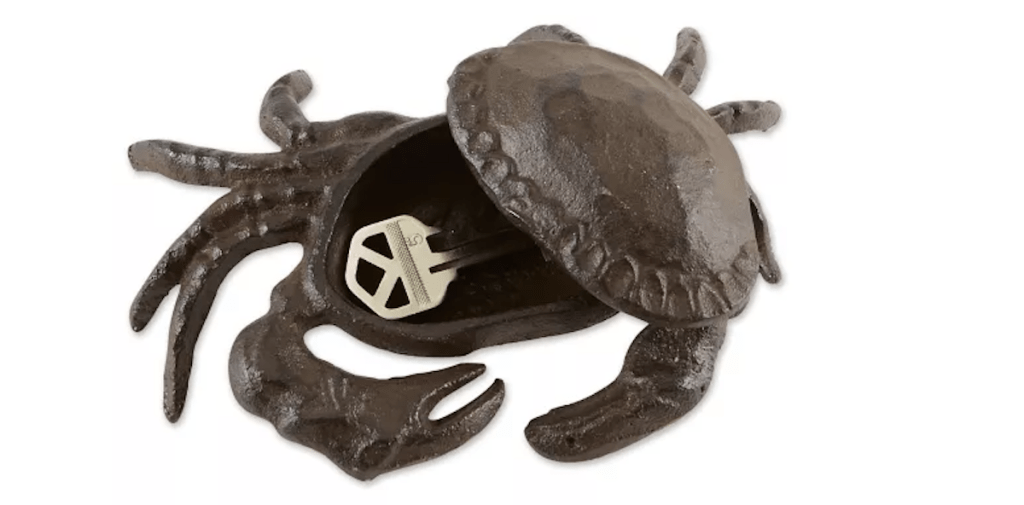 Zingz Home Outdoor Crab Secretive Key Holder