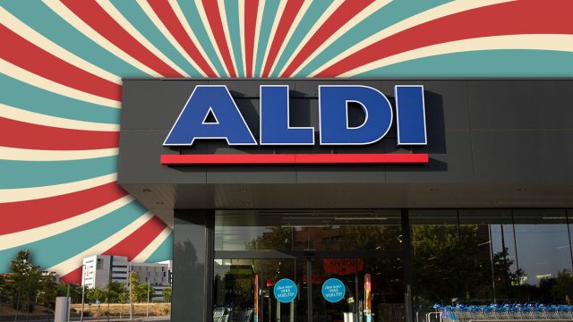11 Best New Aldi Finds Flying Off Shelves This August. Madrid,SPAIN - July 2, 2022: Aldi branch. Aldi is a leading global discount supermarket chain with nearly 10,000 stores in 18 countries.