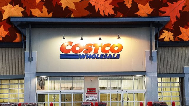 11 Best New Costco Fall Finds Flying Off Shelves. HAMILTON, CANADA - JUNE 29, 2017 Costco Wholesale storefront in Hamilton, Ontario, Canada. Costco operates a chain of membership warehouses, carrying merchandise at lower prices.
