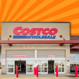 Calgary, Alberta, Canada. May 3, 2024. A Costco Wholesale entrance store Warehouse store in Sarcee Trail NW, Calgary.