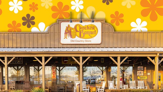 11 Best New Cracker Barrel Fall Living Room Finds Under $25. Texas, NOV 23 2022 - Sunset view of the Cracker Barrel Old Country Store