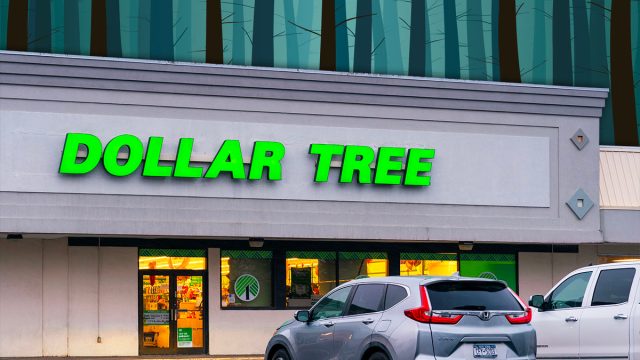11 Best New Dollar Tree Halloween Door and Porch Finds Under $1.50. Whitesboro, NY - Jan 11, 2026: Night view of Dollar Tree Storefront, a discount variety retailer, expanded thru Dollar Tree, Dollar Tree Plus and Family Dollar to over 16600 stores in North America