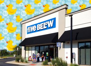 11 Best New Five Below Bathroom Finds Under $5. Five Below - Main Entry from Outside (Littleton, Colorado, USA) - 08292020