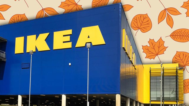 11 Best New IKEA Fall Kitchen Finds That Look Twice the Price. Cardiff, Wales - April 2018: Wide angle exterior view of the Cardiff branch of the IKEA home furnishings store
